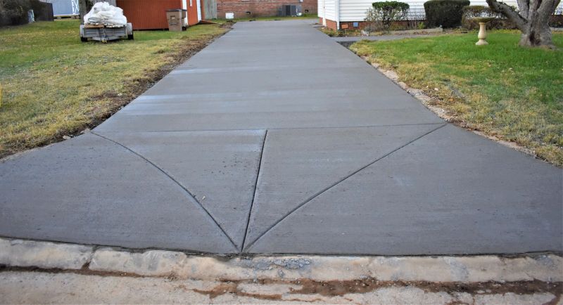 Finished Concrete Driveway